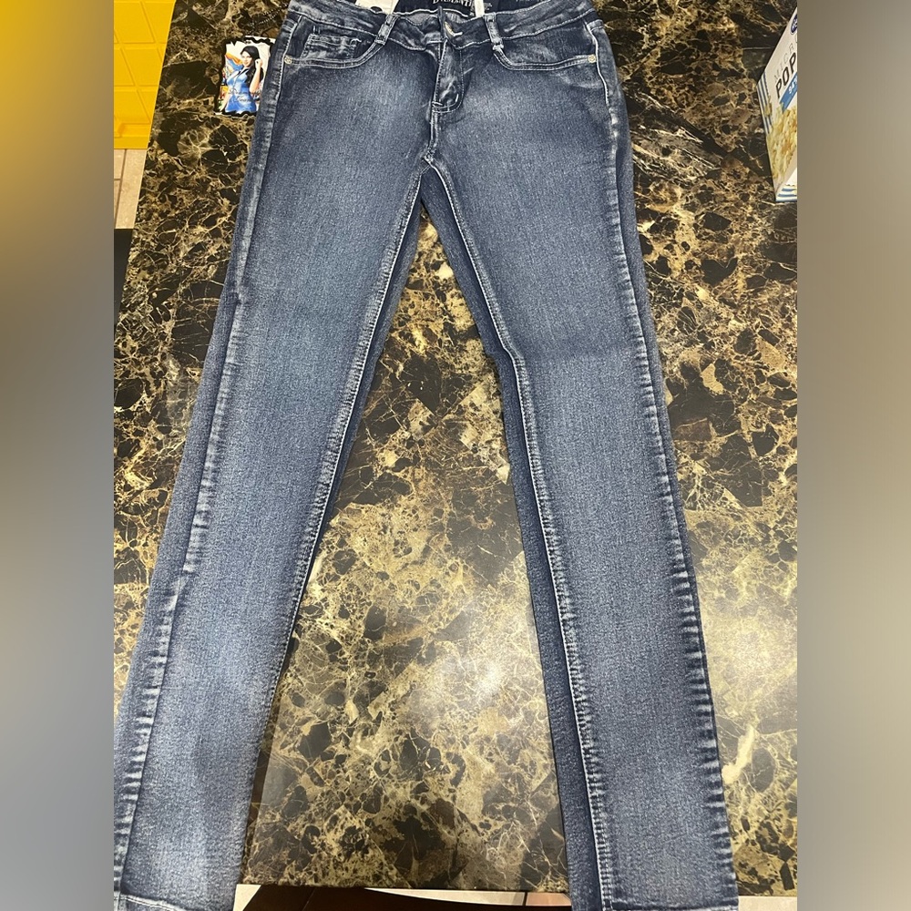 Diamante medium wash jeans